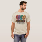 United Roots ネイティブの声を称える Tシャツ (正面フル)