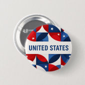 United States 缶バッジ (正面&裏面)