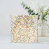 United States 1830 Historical Map Illustration シーズンカード (スタンド正面)