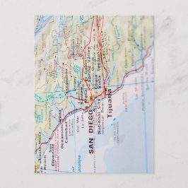 United States 1830 Historical Vintage Map シーズンポストカード