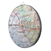 United States 1830 Historical Vintage Map ダーツボード (正面右)