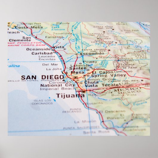 United States 1830 Historical Vintage Map ポスター (正面)