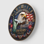 United States 250 Years ラージ壁時計 (傾斜)