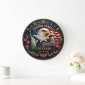 United States 250 Years ラージ壁時計 (ホーム)
