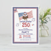 United States 250 Years Freedom Celebration 招待状 (スタンド正面)