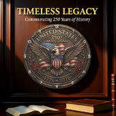 United States 250th Anniversary ラージ壁時計
