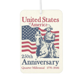 United States 250th Anniversary Commemorative Art  カーエアーフレッシュナー