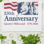 United States 250th Anniversary Commemorative Art  キッチンタオル (折り畳み)