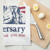 United States 250th Anniversary Commemorative Art  キッチンタオル (四つ折り)
