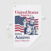 United States 250th Anniversary Commemorative Art  ゴルフタオル (インサイチュ)