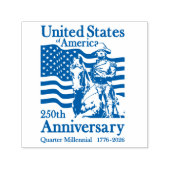 United States 250th Anniversary Commemorative Art  セルフインキングスタンプ (デザイン)