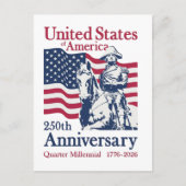 United States 250th Anniversary Commemorative Art  ポストカード (正面)