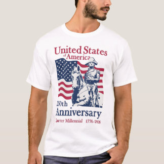 United States 250th Anniversary Commemorative Art  Tシャツ