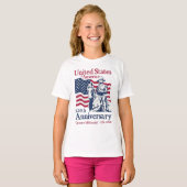 United States 250th Anniversary Commemorative Art  Tシャツ (正面フル)