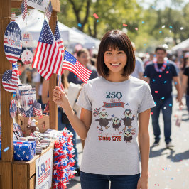 United States 250th Anniversary Eagle Family  Tシャツ