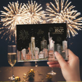 United States 250th Anniversary NYC Orange Glow 招待状