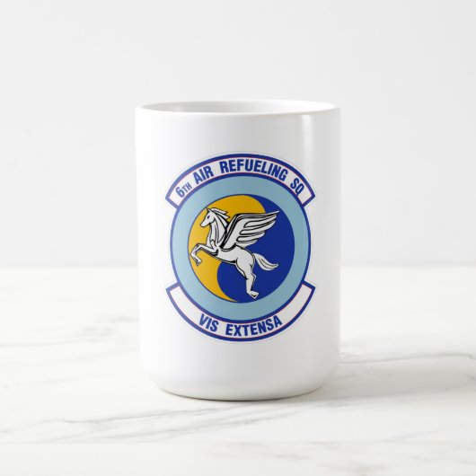 United States Air Force 6th Air Refueling Squadron コーヒーマグカップ (中央)