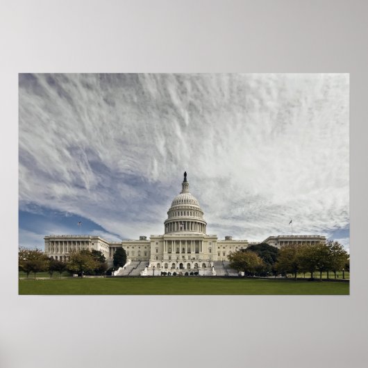 United States Capital Print ポスター (正面)