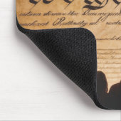 United States Constitution With Fireworks マウスパッド (コーナー)
