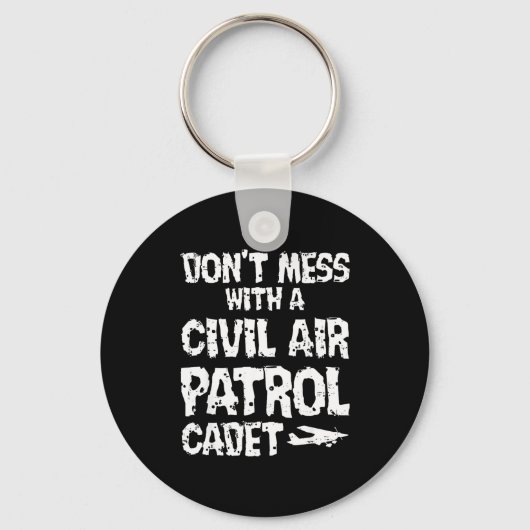 United States Don't Mess With A Civil Air Patrol C キーホルダー (正面)
