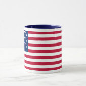 United States Flag Custom Mug - Flag of USA マグカップ (中央)