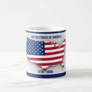 UNITED STATES OF AMERICA 1776-2026 Anniversary コーヒーマグカップ