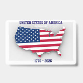 UNITED STATES OF AMERICA 1776-2026 Anniversary バッジ (正面)