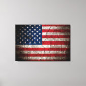 United States of America Flag Canvas Print Picture キャンバスプリント (正面)