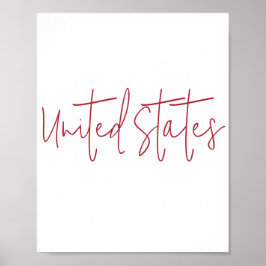 United States of America Souvenir Gift ポスター