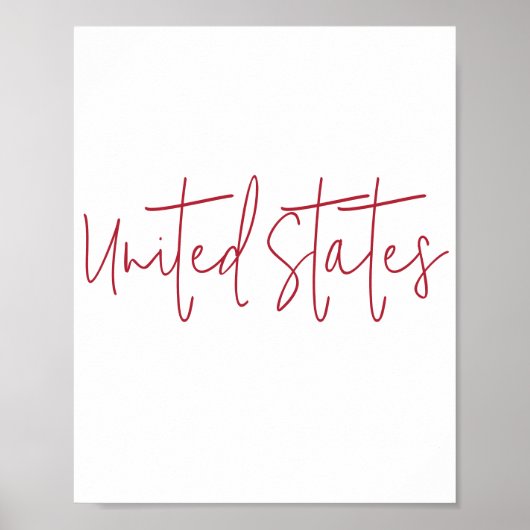 United States of America Souvenir Gift ポスター (正面)