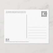 United States Railways Map Postcard ポストカード (裏面)