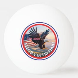 United States Semiquincentennial Bald Eagle White  卓球ボール