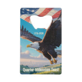 United States Semiquincentennial Eagle (1776–2026) クレジットカード栓抜き (正面)