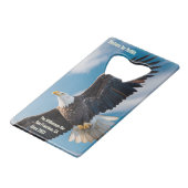 United States Semiquincentennial Eagle (1776–2026) クレジットカード栓抜き (裏面アングル)