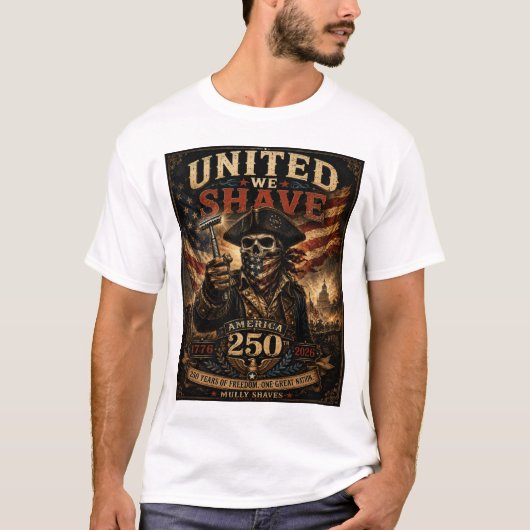 United We Shave Tシャツ (正面)
