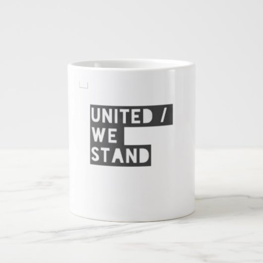 "United We Stand" スペシャルマグ ジャンボコーヒーマグカップ (正面)