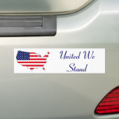United We Stand バンパーステッカー (車上)