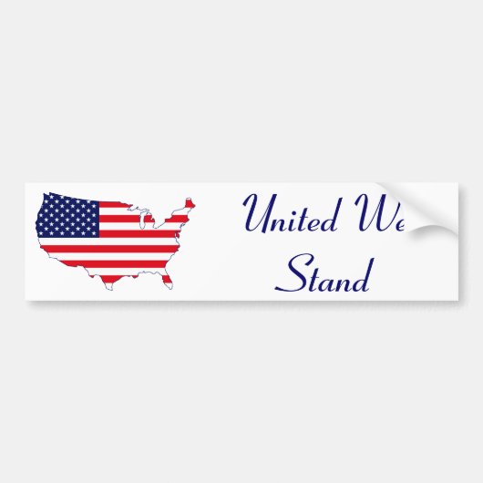 United We Stand バンパーステッカー (正面)