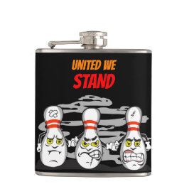 United We Stand、ボウリングのピン(黒) フラスク