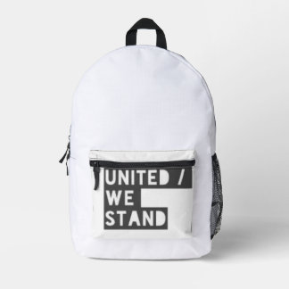 " United We Stand " / bag プリントバックパック