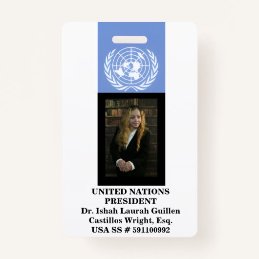 #UNITEDNATIONS バッジ (正面)