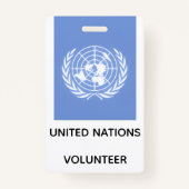 #UNITEDNATIONS バッジ (正面)