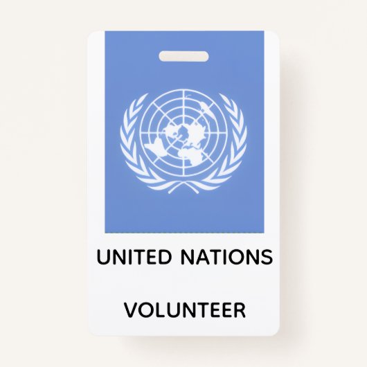 #UNITEDNATIONS バッジ (正面)