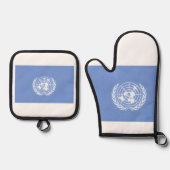 #UNITEDNATIONS 鍋つかみ&鍋敷きセット (正面)