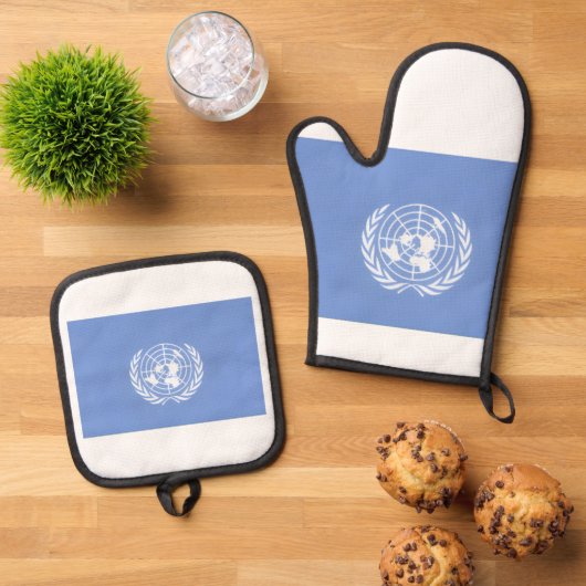#UNITEDNATIONS 鍋つかみ&鍋敷きセット (トップダウン)