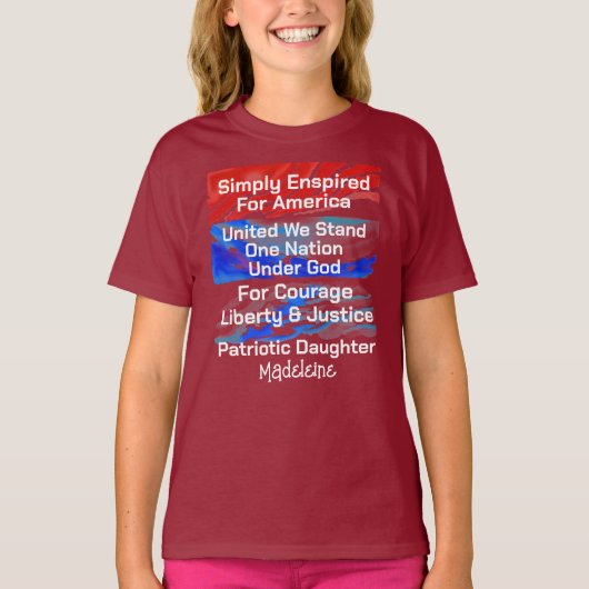 UnitedWeStand OneNation Girl Tシャツ (正面)