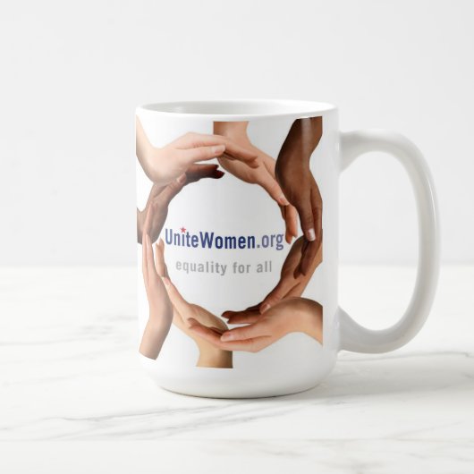 UniteWomen.orgのマグ コーヒーマグカップ (右)