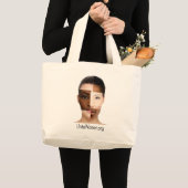 UniteWomen.orgの大きいトート ラージトートバッグ (正面(商品))