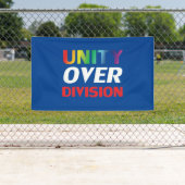 Unities over Division, red, white, blue, lgbt 横断幕 (インサイチュ)