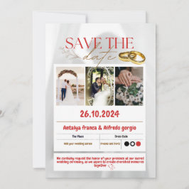Uniting Hearts: Our Wedding invitation Celebration 招待状